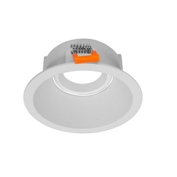 Downlight profundo circular dirigible para MR16 fabricado en aluminio, incluye conectar GU5.3 de iLumileds