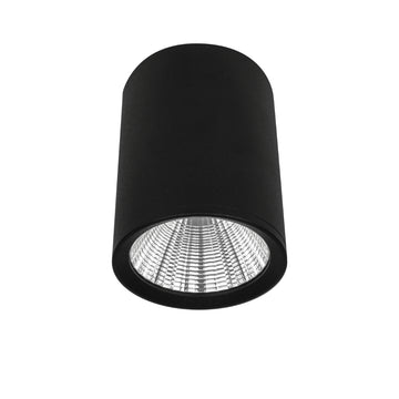 Luminario cilíndrico 10cm 7W 38° para sobreponer color de luz neutro cálido de iLumileds