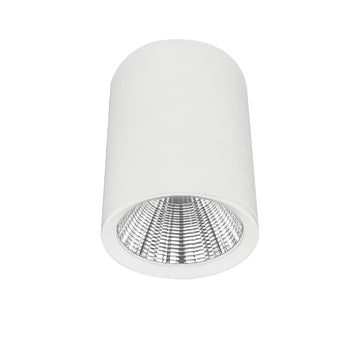 Luminario cilíndrico 10cm 7W 38° para sobreponer color de luz neutro cálido de iLumileds