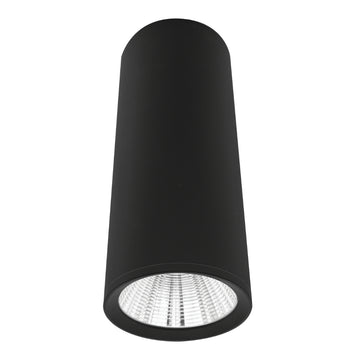 Luminario cilíndrico 20cm 10W 38° para sobreponer color de luz neutro cálido de iLumileds