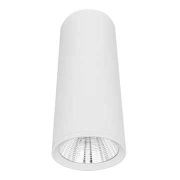 Luminario cilíndrico 20cm 10W 38° para sobreponer color de luz neutro cálido de iLumileds