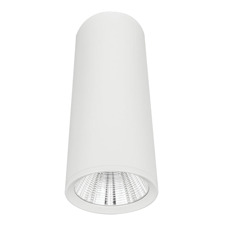 Luminario cilíndrico 20cm 10W 38° para sobreponer color de luz neutro cálido de iLumileds