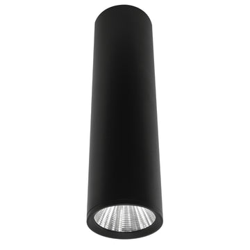 Luminario cilíndrico 30cm 10W 38° para sobreponer color de luz neutro cálido de iLumileds