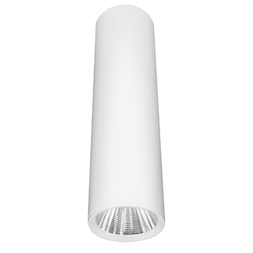Luminario cilíndrico 30cm 10W 38° para sobreponer color de luz neutro cálido de iLumileds