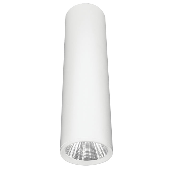 Luminario cilíndrico 30cm 10W 38° para sobreponer color de luz neutro cálido de iLumileds
