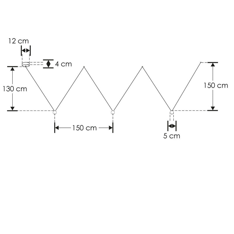 Luminario para suspender con 3 cuerpos esféricos 12w 38° luz cálida 100-240V de iLumileds