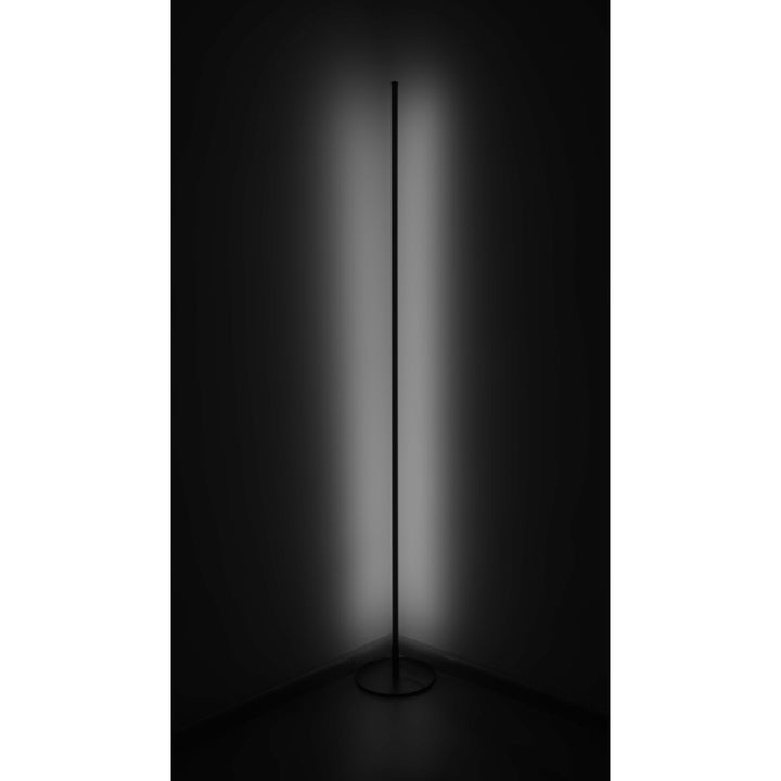 Luminario cilíndrico ultra-slim de piso (1.46m) 14W salida 1 cara color de luz neutro cálido de iLumileds
