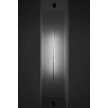 Luminario Vlenn cilindrico para suspender de piso a techo 20W salida de luz 1 cara color neutro cálido de iLumileds