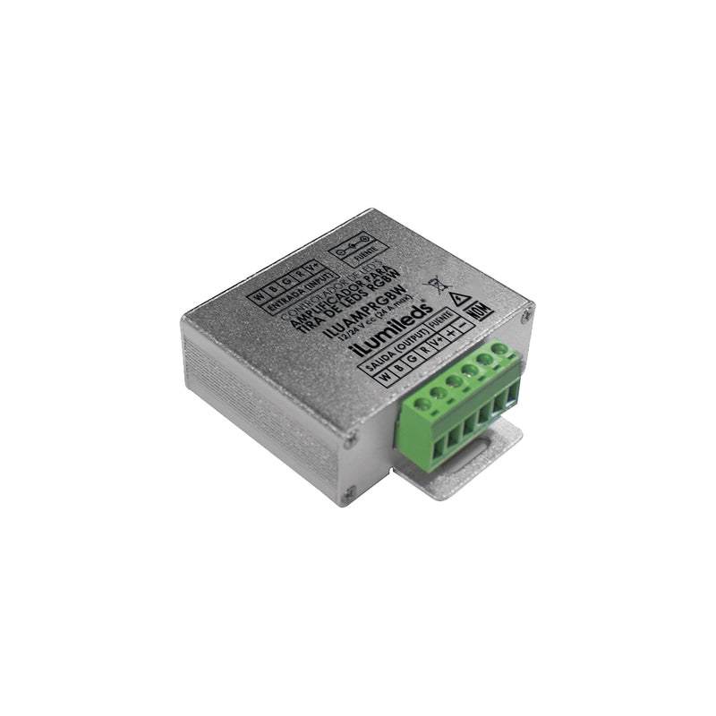 Amplificador de señal para tira LED RGBW, 288W/12Vcc - 576 W/24Vcc de iLumileds