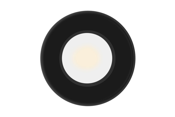 Luminario ultra delgado LED 2W 12Vcc empotrar o sobreponer con cubiertas magnéticas, incluye arillo de fijación y cubierta de metal de iLumileds