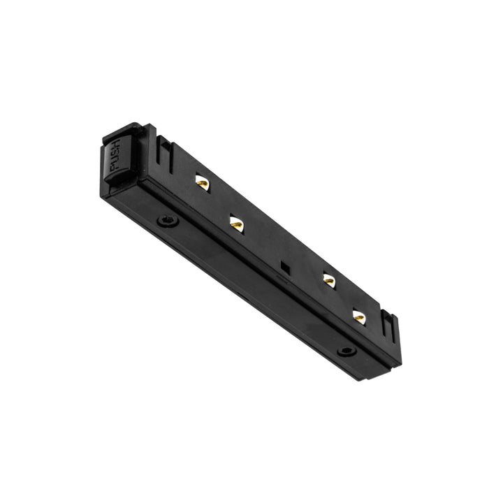 Conector electrificado lineal negro para riel  magnético de iLumileds
