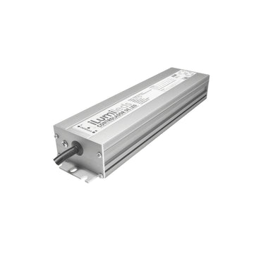 Fuente de poder atenuable 60W (48W máx.) 24V cc para exteriores IP67 compatible con 5 modos: TRIAC, 0-10V, 1-10V, PWM y potenciómetro de iLumileds