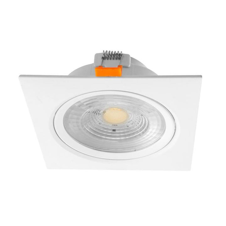 Downlight cuadrado 12W 42° 85-265V opciones de color de luz Neutro Cálido o Neutro(Se adapta a bote integral N°10) de iLumileds