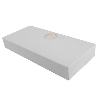 Luminario modular para muro 5 piezas, incluye un módulo integrado con luz 7W 3000K y 4 sin luz para crear juego de luz y sombra de iLumileds