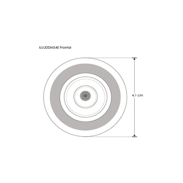 Luminario subacuático IP68 fabricado en acero inoxidable AISI 304 1.5W 24° 3000K 12V con housing incluido de iLumileds