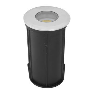 Luminario subacuático IP68 fabricado en acero inoxidable AISI 304 1.5W 24° 3000K 12V con housing incluido de iLumileds