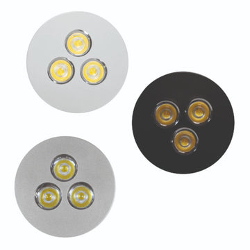Luminario para empotrar o sobreponer 3W 45° opción de color de luz 3-12V cc 350mA (requiere driver HYLED350MA03SN o ILUK300MA03W) de iLumileds
