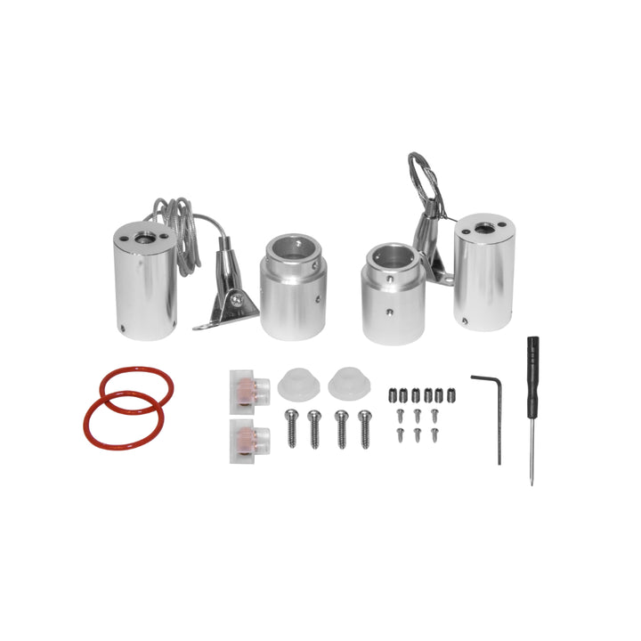 Kit de suspensión horizontal para tira de led tipo NEON, aluminio acabado natural de iLumileds