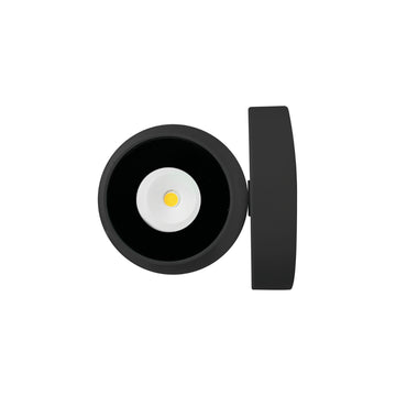 Luminario de muro esférico gira 360° con doble salida de luz color cálido neutro 6W de iLumileds