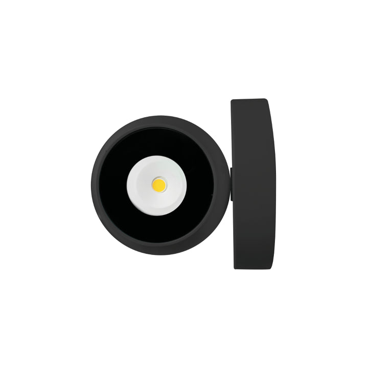 Luminario de muro esférico gira 360° con doble salida de luz color cálido neutro 6W de iLumileds