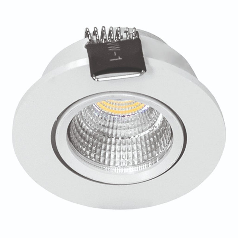 Luminario redondo dirigible LED de techo 3W 120° opciones color de luz, 100-240V de iLumileds