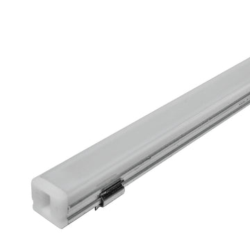 Kit perfil aluminio ultra delgado empotrar ILUPA07KIT. -L:2m A:0.8cm Al:0.7cm- incluye difusor, 2 tapas laterales y 2 grapas sujeción iLumileds