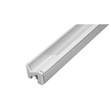 Kit de perfil aluminio efecto wall washer ILUPA109KIT. -L2m A:1.2cm Al:0.85cm- para tira LED incluye difusor acrílico y 2 tapas laterales de iLumileds