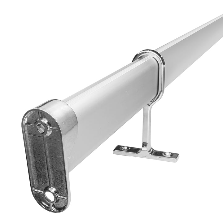 Kit perfil aluminio colgador de ropa ILUPA1401KIT. -L:2m A:1.9cm Al:4.6cm- incluye difusor, 2 soportes de pared y 2 soportes de techo de iLumileds