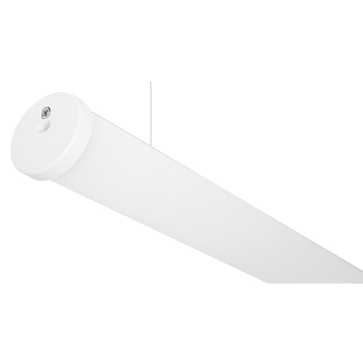Kit perfil aluminio suspender con difusor cilíndrico ILUPA30KIT. - L:2m Ø:3cm- para tira LED, incluye tapas laterales y kit de suspensión de iLumileds