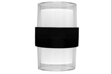 Luminario arbotante exterior cuadrado doble salida 10W de iLumileds