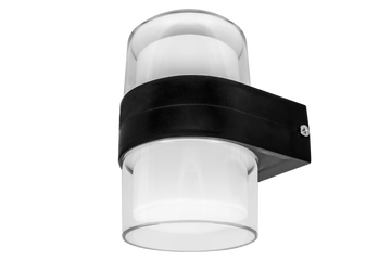 Luminario arbotante exterior cuadrado doble salida 10W de iLumileds