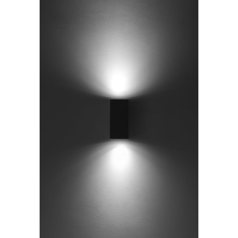 Arbotante rectangular de policarbonato para MR16 (base GU10) luz directa / indirecta de iLumileds