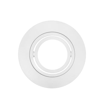 Portalámpara para MR16 plano dirigible de policarbonato, incluye base GU10 de iLumileds