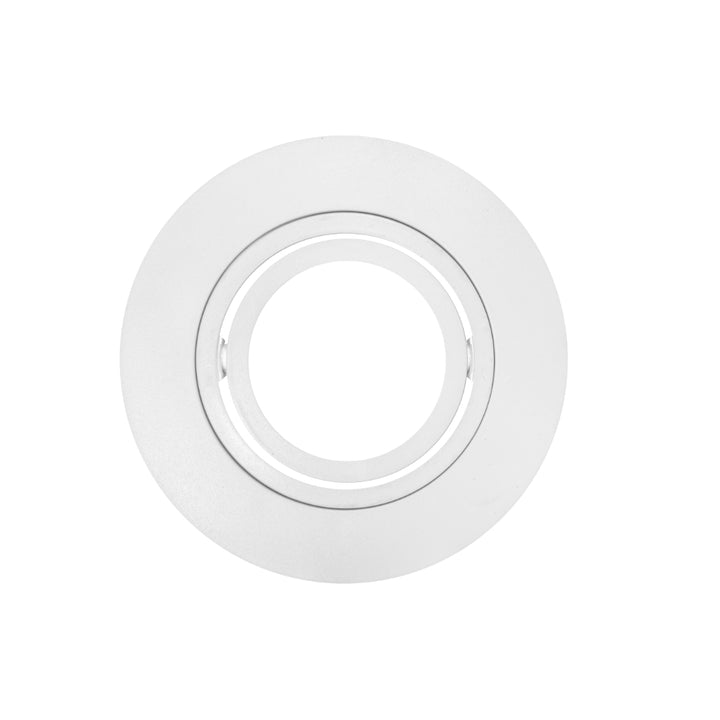 Portalámpara para MR16 plano dirigible de policarbonato, incluye base GU10 de iLumileds