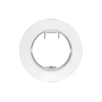 Portalámpara para MR16 plano fijo de policarbonato, incluye base GU5.3 de iLumileds