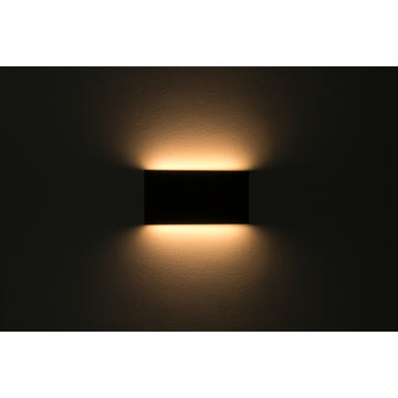 Arbotante rectangular de policarbonato 12W luz directa / indirecta de iLumileds