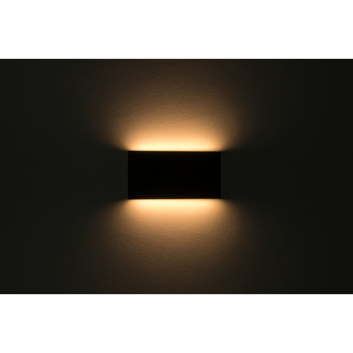 Arbotante rectangular de policarbonato 12W luz directa / indirecta de iLumileds