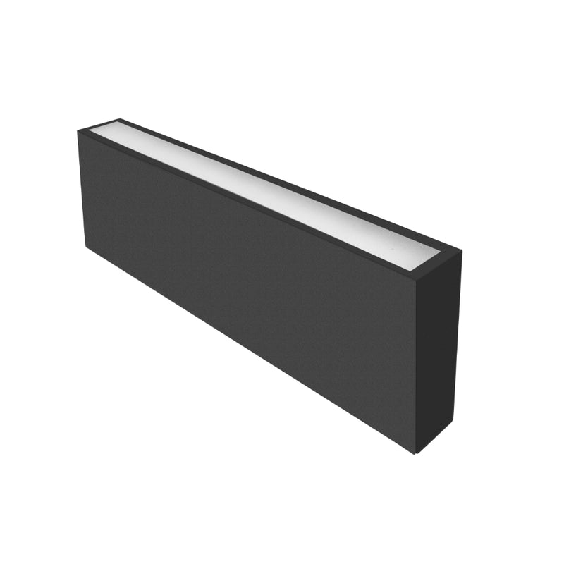 Arbotante rectangular de policarbonato 12W luz directa / indirecta de iLumileds