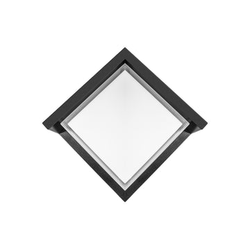 Luminario de muro exterior diamante 7W con salida de luz frontal de iLumileds