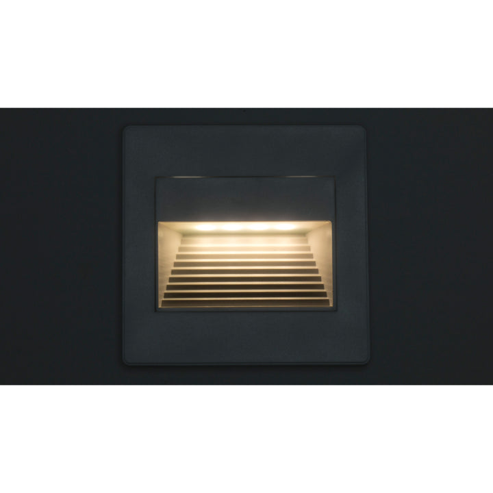 Luminario blanco de cortesia para empotrar en muro 1W luz indirecta de iLumileds