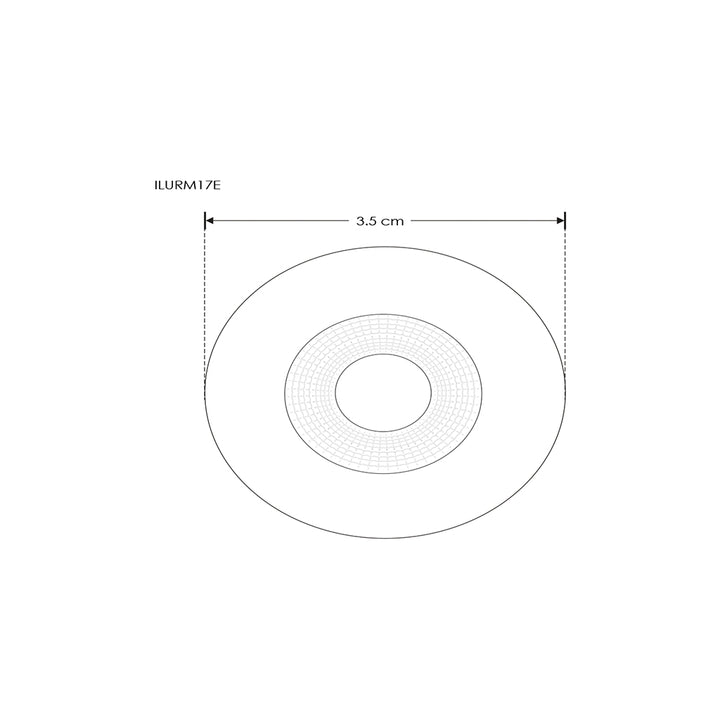 Mini Downlight LED 3W óptica 35° Neutro Cálido (3000K) de iLumileds