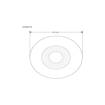 Mini Downlight LED 3W óptica 35° Neutro Cálido (3000K) de iLumileds