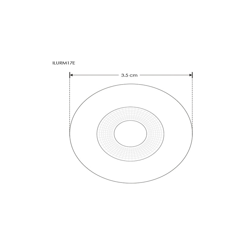 Mini Downlight LED 3W óptica 35° Neutro Cálido (3000K) de iLumileds