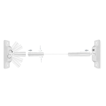 Luminario Skyline con mica difusa de 5m para tensar de muro a muro 14.4w/m, opciones color de luz de iLumileds