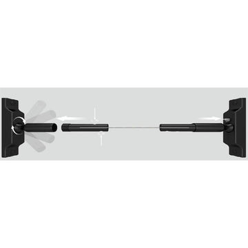 Luminario Skyline Acabado Negro 20m para tensar de muro a muro crea lineas de luz directa o indirecta 10w/m opciones color de luz de iLumileds