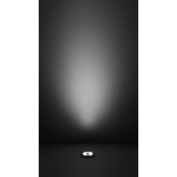 Luminario solar LED para empotrar en piso 2W 120° con tapa de acero inoxidable con sensor de obscuridad, incluye bateria de litio y housing IP67 (no debe pisarse) de iLumileds