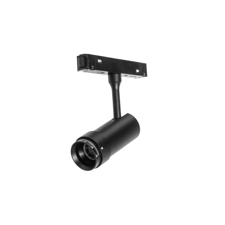 Proyector magnético dirigible 7W, ángulo de apertura ajustable 15 a 50° CRI:90 48Vcc luz neutro cálido de iLumileds