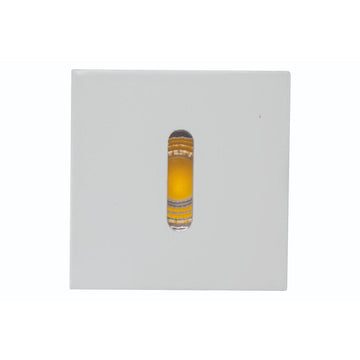 Luminario de cortesía ovalo estrecho de luz para empotrar en muro 2.5W luz cálida (3000K) de iLumileds