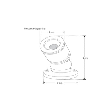 Mini proyector móvil 1w 35° 85-265V Color de luz neutro (4100K) de iLumileds