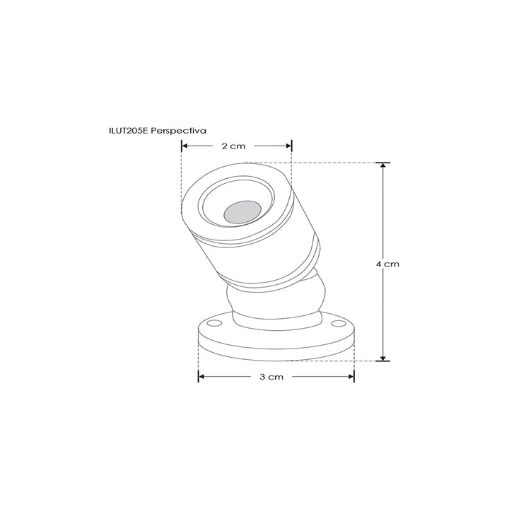Mini proyector móvil 1w 35° 85-265V Color de luz neutro (4100K) de iLumileds